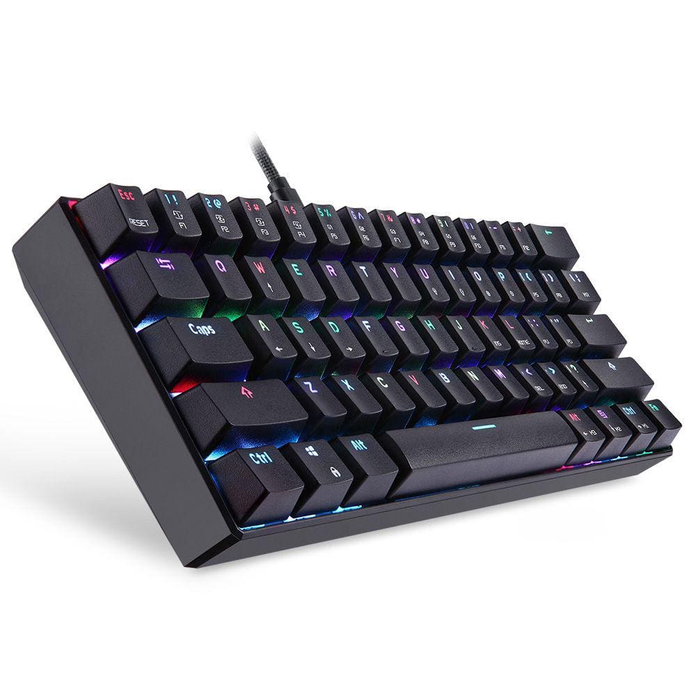 MOTOSPEED CK61 RGB Teclado Mecânico para Jogos OUTMU Teclad