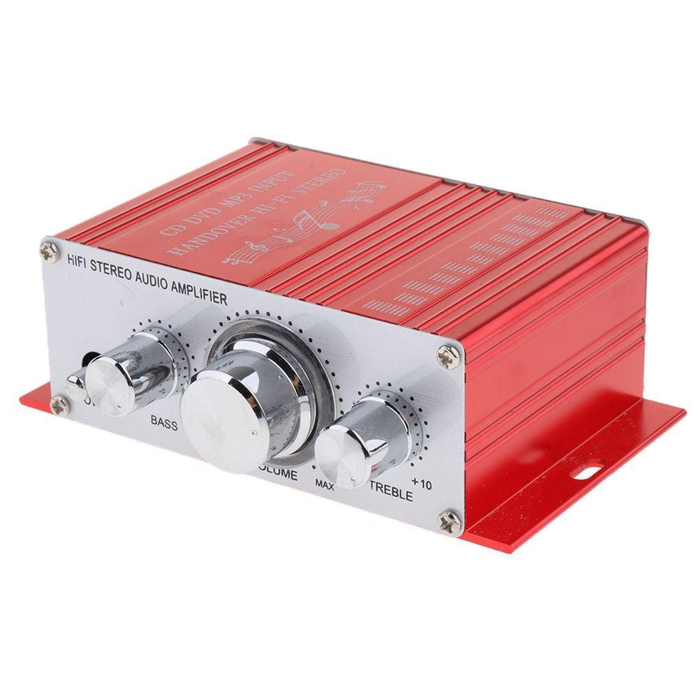 Mini amplificador estéreo de áudio doméstico de 2.1 canais Hi-Fi