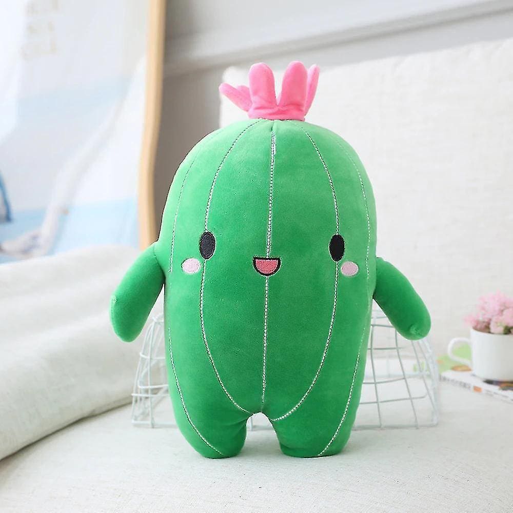 25cm Cartoon Cactus pelúcia boneca macia recheada para o menino lbv (Gre