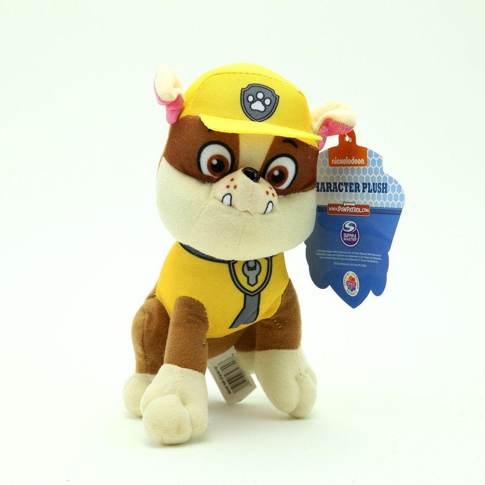Conjunto de brinquedos de pelúcia Paw Patrol Marshall Rubble Zuma Skye 12 cm 6 unidades