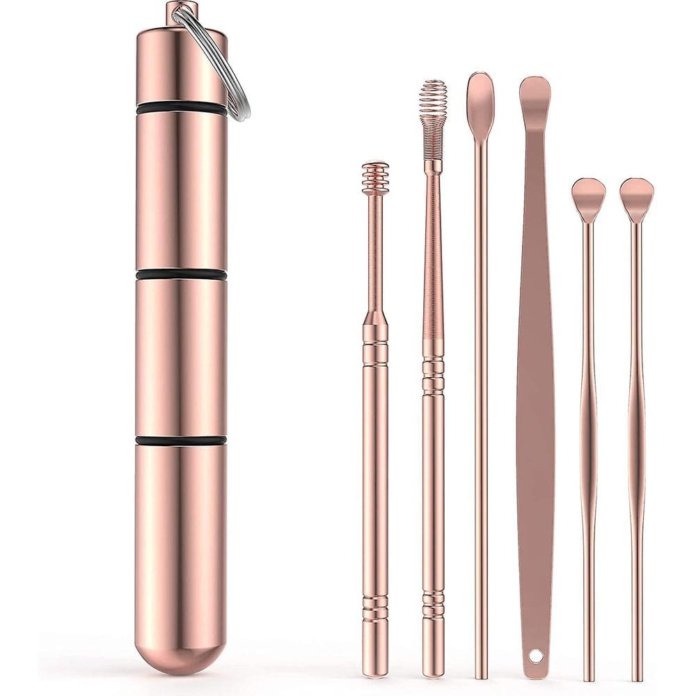 Ear Pick, Ear Curette Cleaner, com Caixa de Armazenamento e Limpeza
