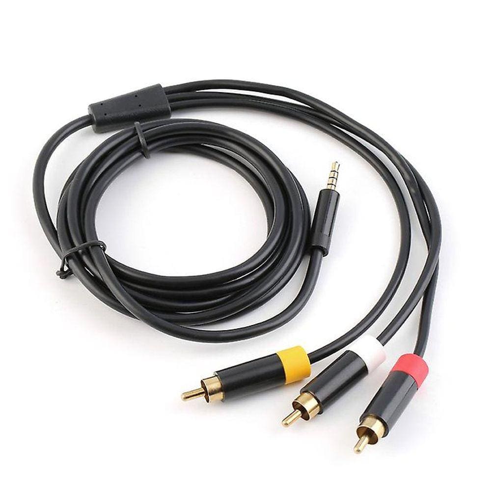 Novo cabo de cabo de vídeo composto AV RCA AV RCA para Xbox 360 e