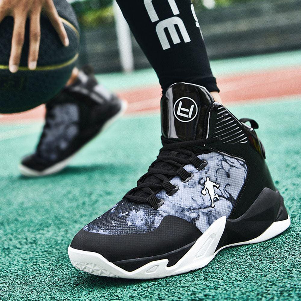 Homens Pu Couro High Tops Sapatos Esportivos CN 37