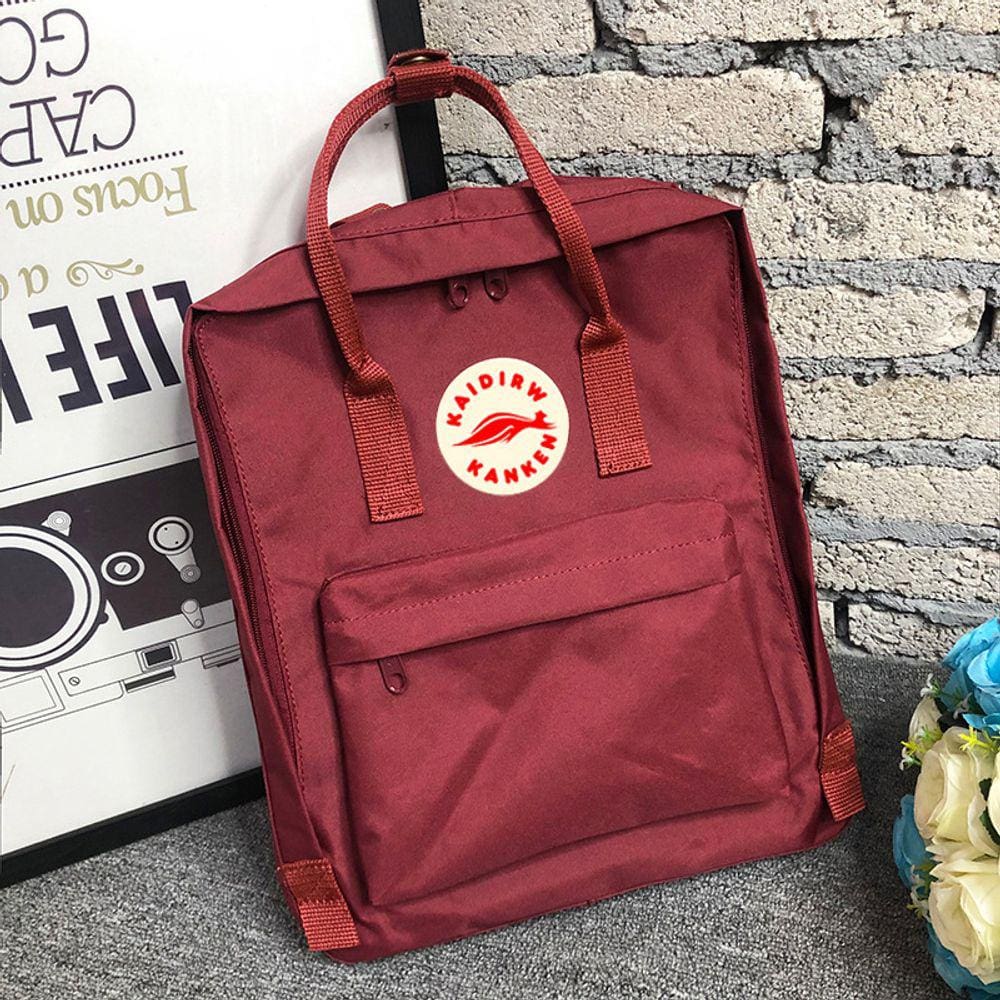Mochila Feminina Impermeável Leve Bolsa de Ombro Escolar-