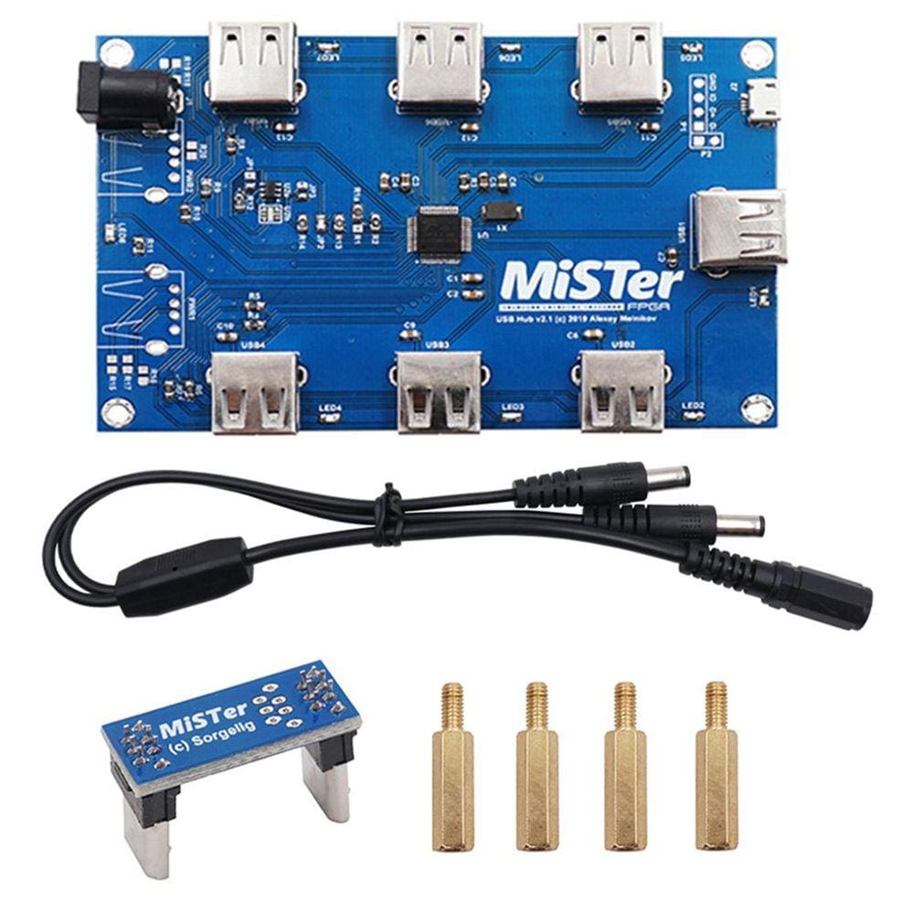 Mister USB Hub V2.1 Manual de Solda Para MR FPGA Board 7 USB
