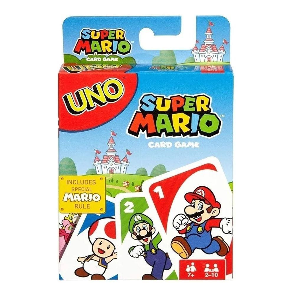 Jogo de cartas Mattel Uno Super Mario Strategy 7+ Years