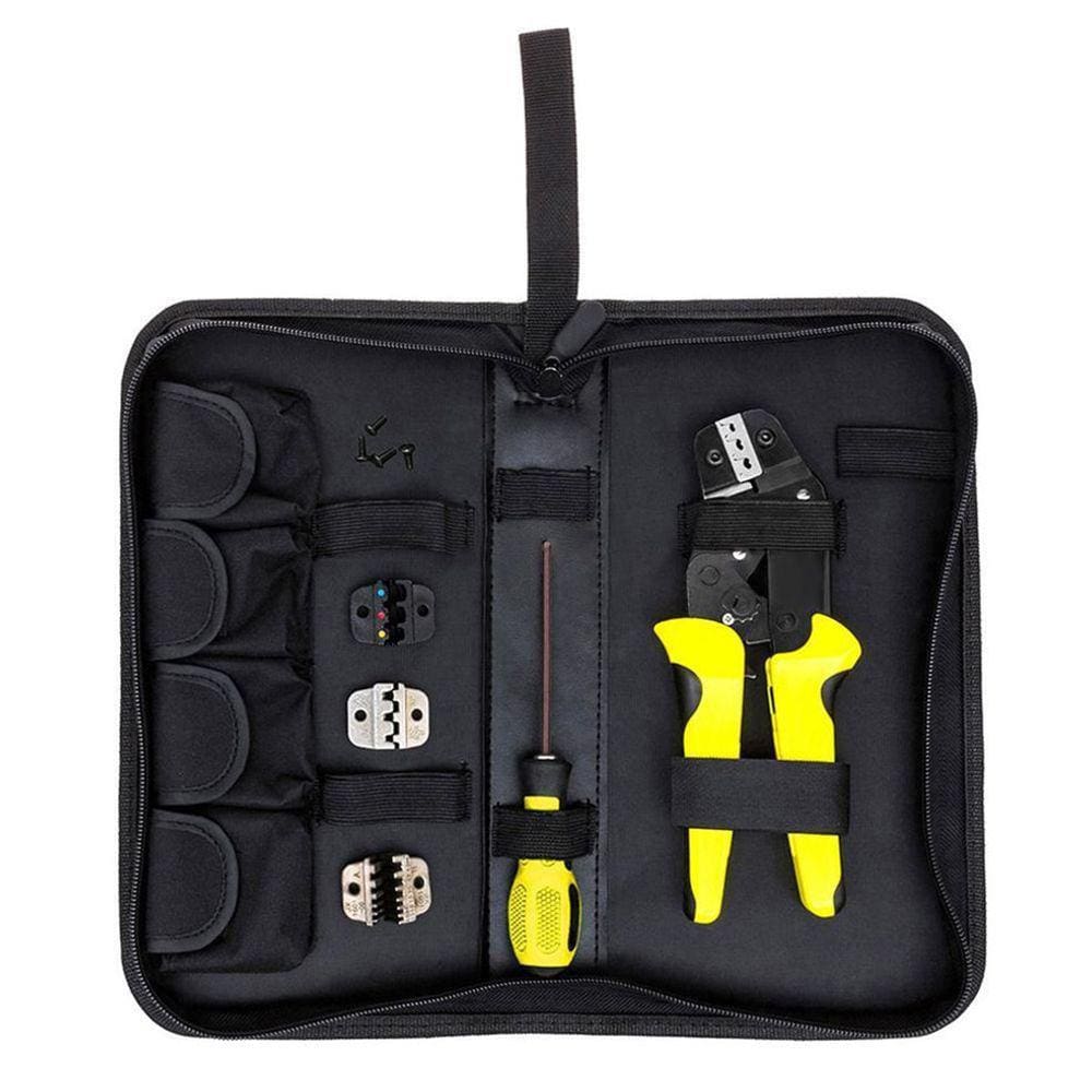 4 em 1 Terminal Crimping Tool Ratcheting Alicates Professional
