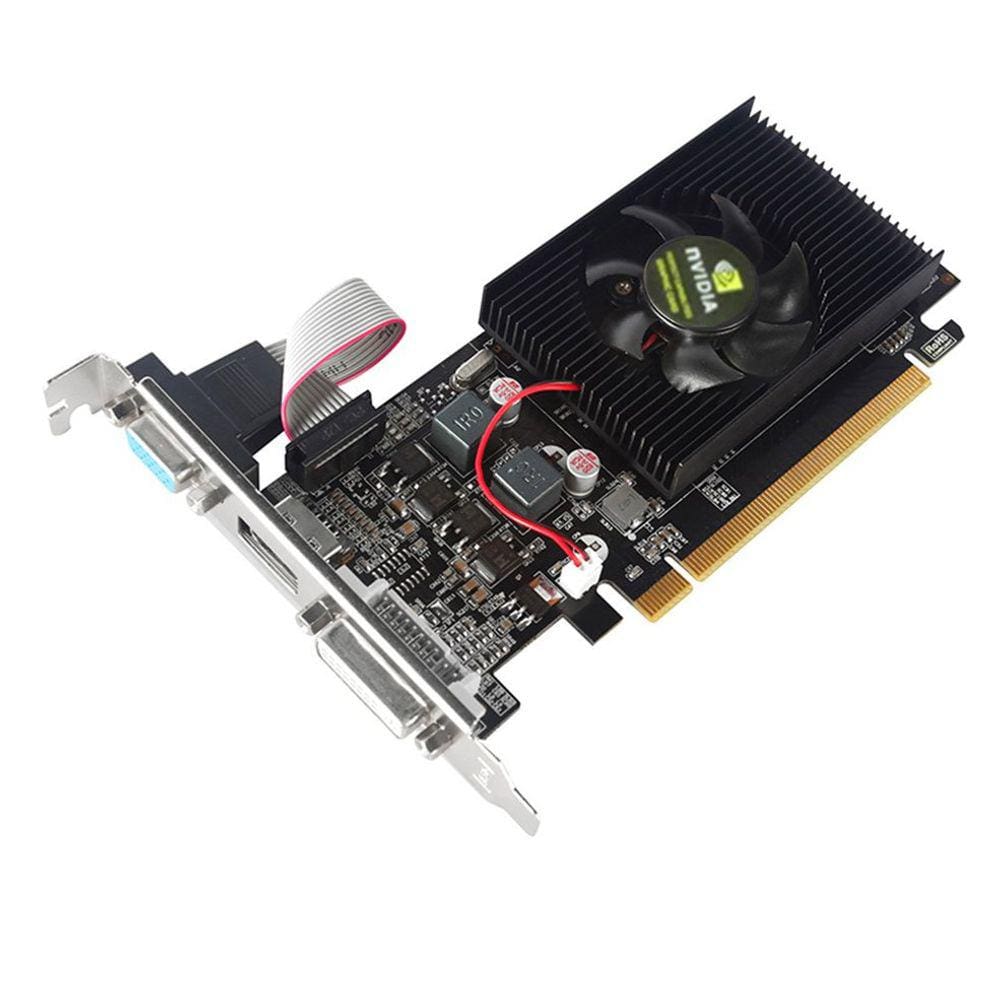 Placa gráfica GT210 de 1 GB e com tela dupla de alta definição