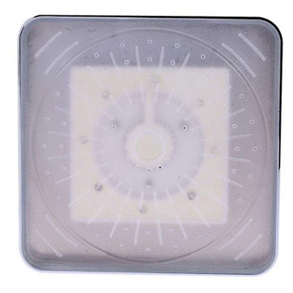 Cabeça de chuveiro quadrada LED Water Changing Glow Rain