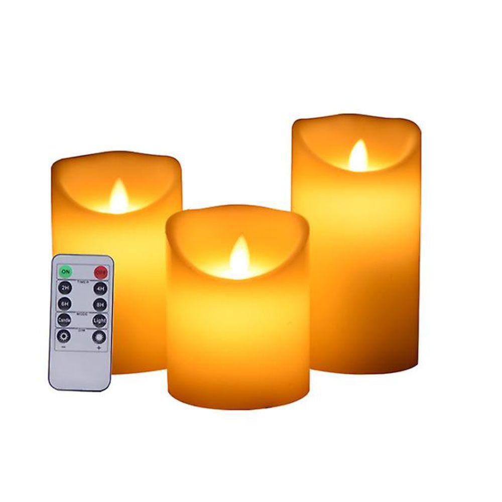 Velas elétricas LED velas sem chama 10 chaves remoto contro
