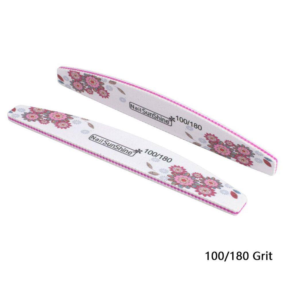 Profissional Nail File Set 180/240pcs Flor Padrão Nail Bu