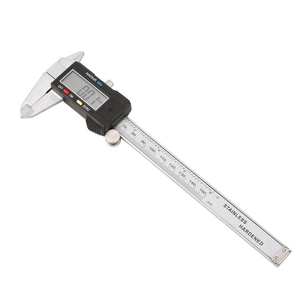 150mm 15cm 6 "eletrônico digital lcd aço vernier paquímetro g