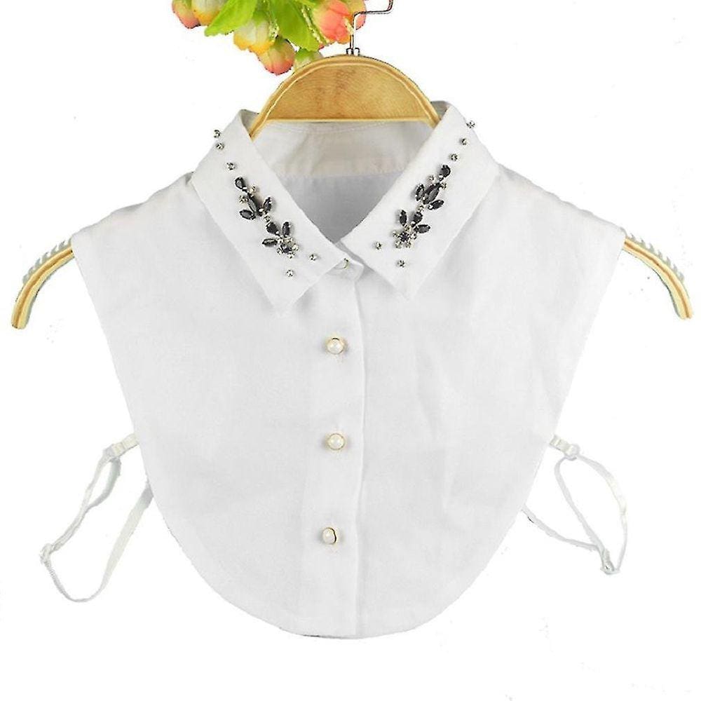 Bolha Destacável Toe Tassel Tassel Neck Fake Diamond Inlaid