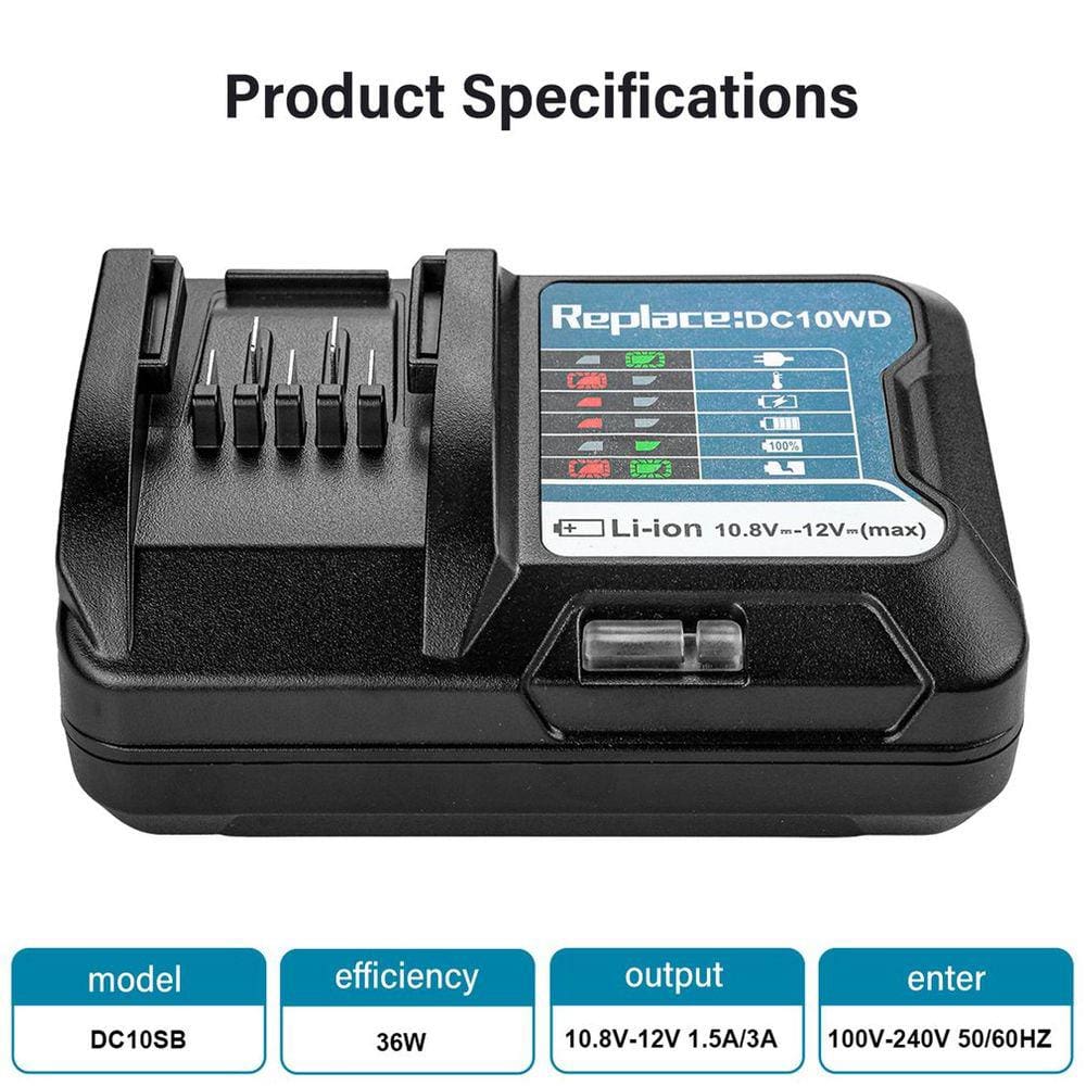 10.8V-12V bateria recarregável para ferramentas elétricas Professional