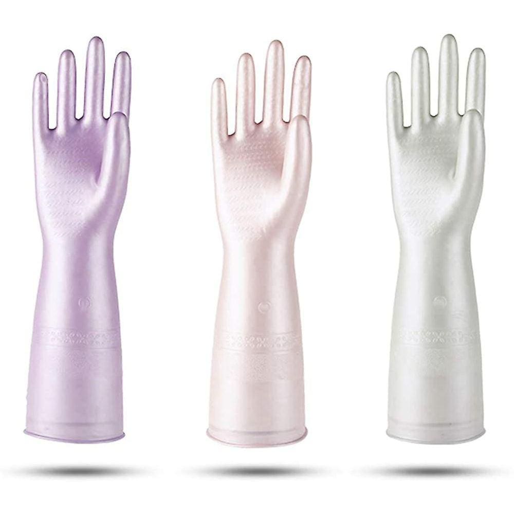 Luvas de limpeza Luvas de Látex Sem Prato Luvas Small-3 Pack. (