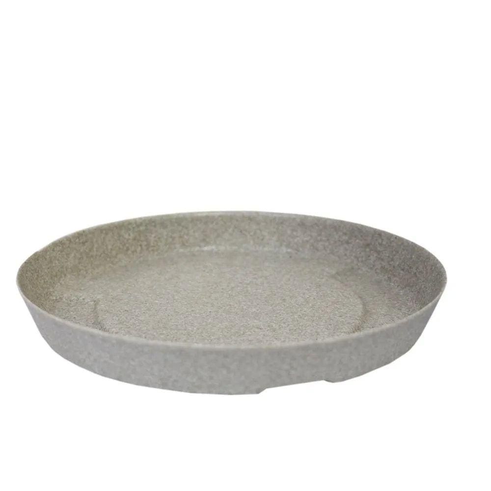Prato para Vasos de Planta Redondo Slim 36 Aço Corten