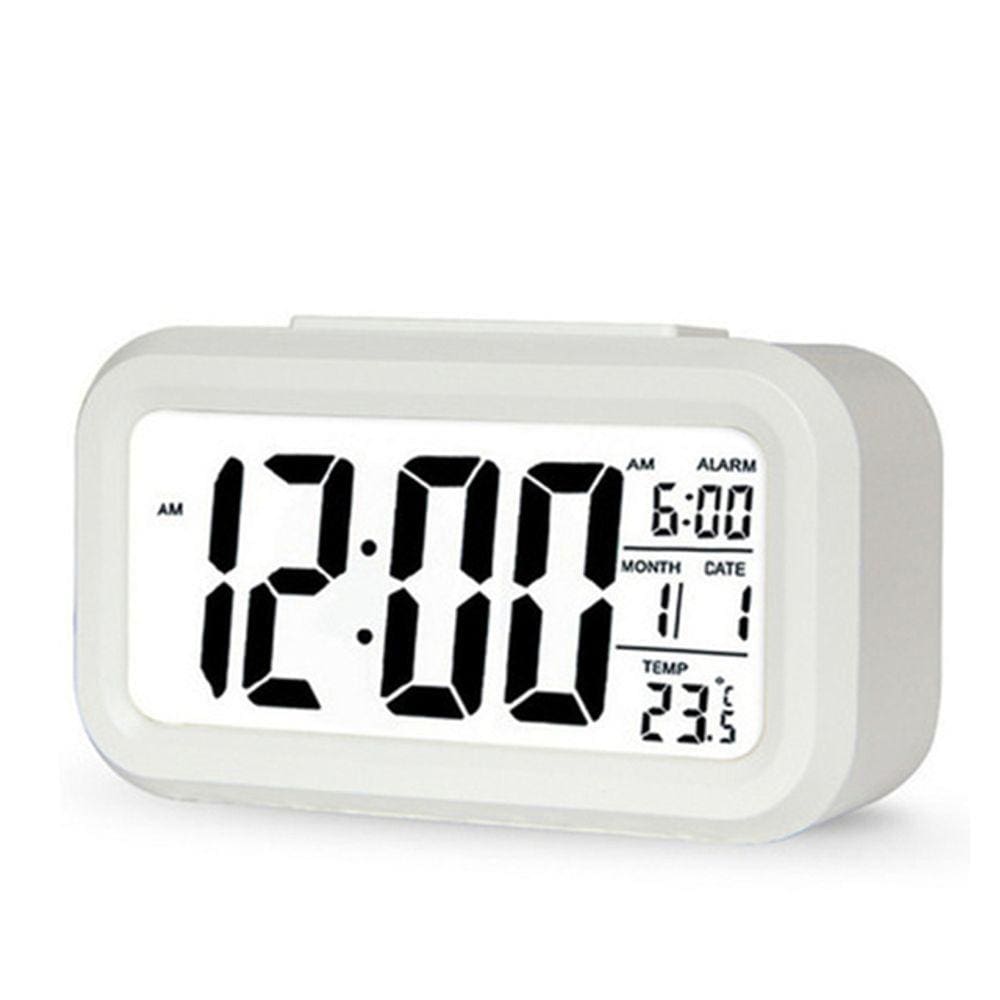 Despertador digital LED com funções de alarme e soneca equi