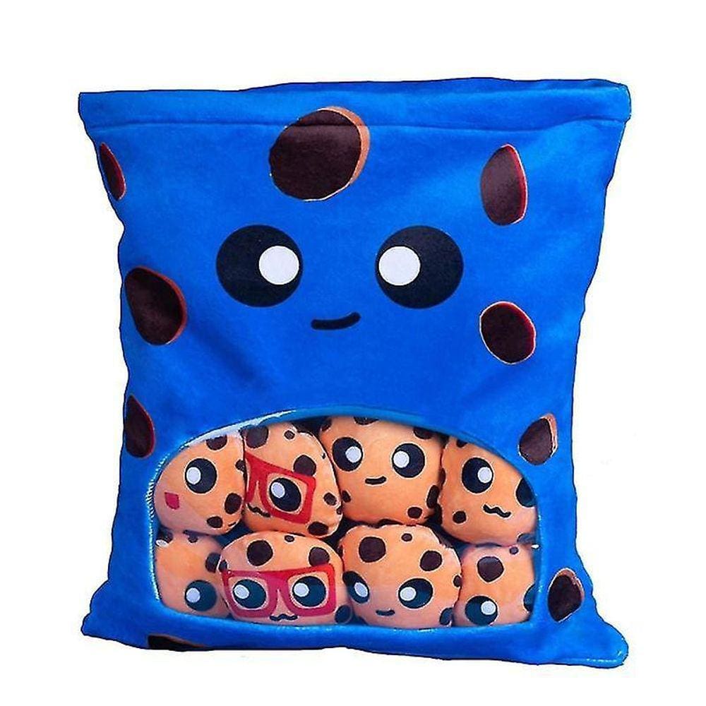 Bonito Jogar Almofada Removível Recheado Cookies Fofos Criativos