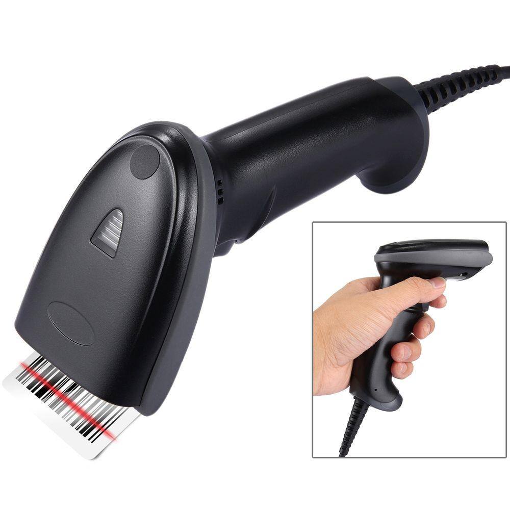 Scanner de código de barras Leitor de código de barras portátil com fio USB a laser