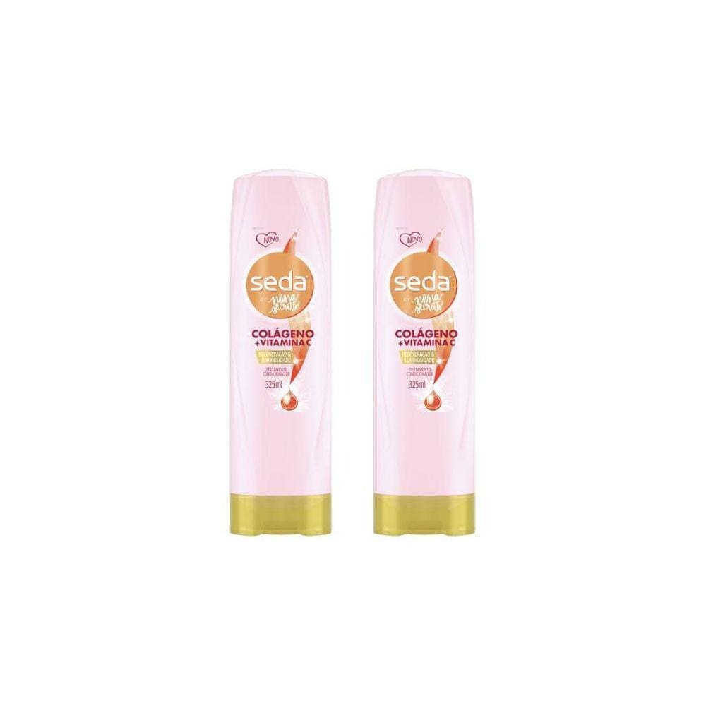 Condicionador Seda 325Ml Colageno/Vitamina C-Kit C/2Un