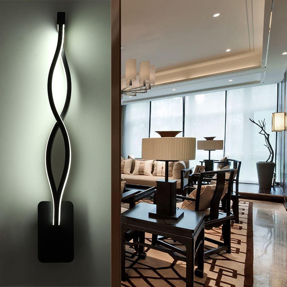 Luz de parede LED moderna minimalista 16W 2 unidades para interior