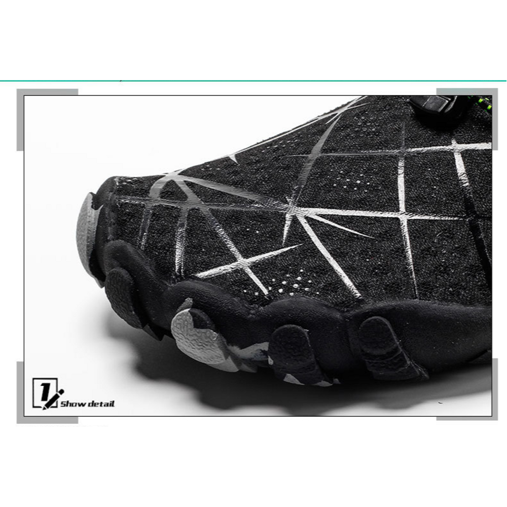 Sapatos de Água Luz Respirável Cinza Antiderrapante 35