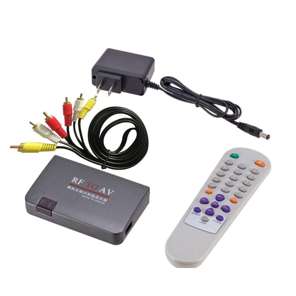 RF para USB AV Analog TV Receiver Converter Modulator Adaptador
