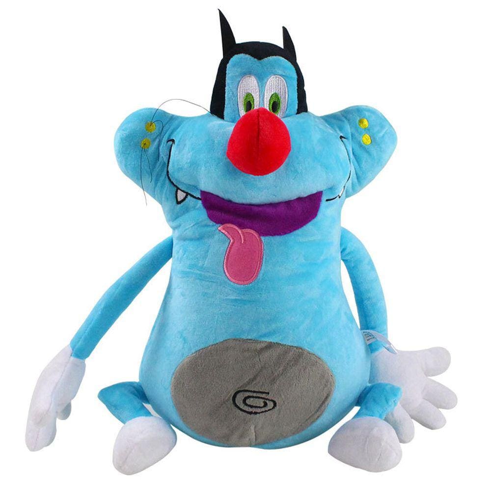Desenho animado de boneca de pelúcia Naughty Fat Cat 37 cm com enchimento de algodão PP