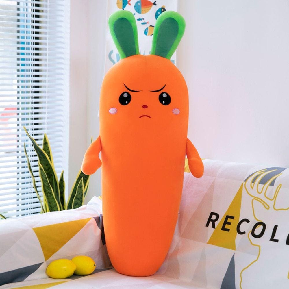Perda de peso Algodão Esportes Almofada Cenoura Pelúcia Brinquedo Dormir L
