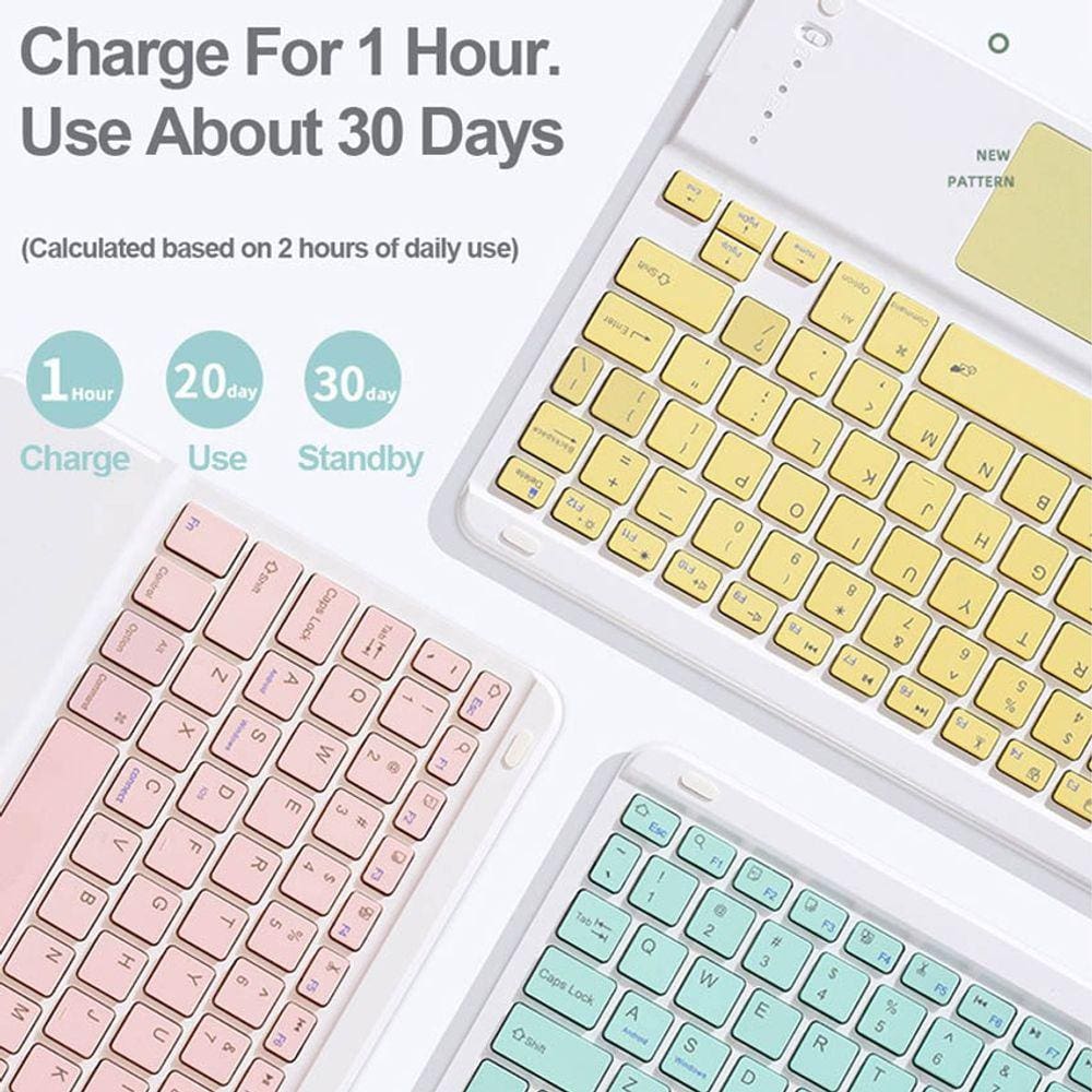 Capa de teclado touchpad para Air 4 10.9\" 2020 com mouse