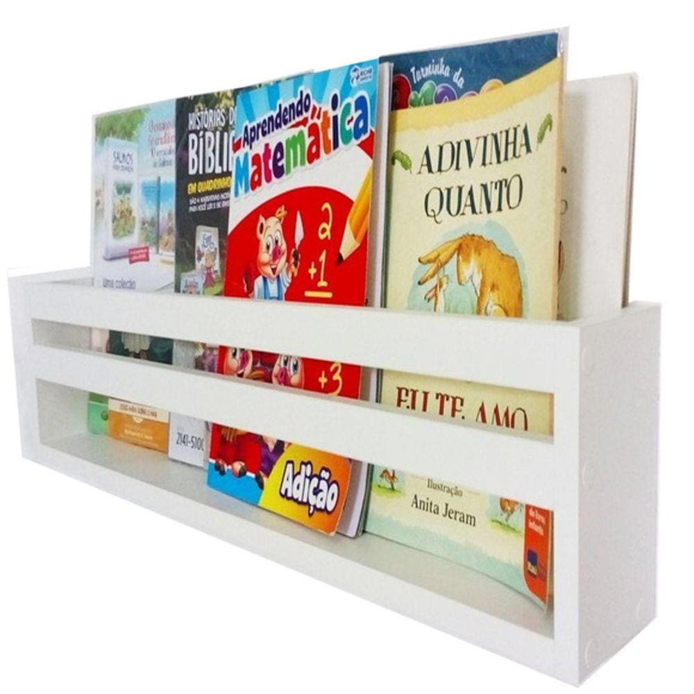 4 Prateleiras Montessorianas Decorativa Livros Infantil mdf