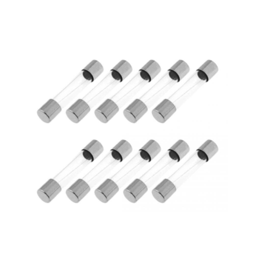 Fusível Vidro Pequeno 20 Agf 6a Com 10pçs