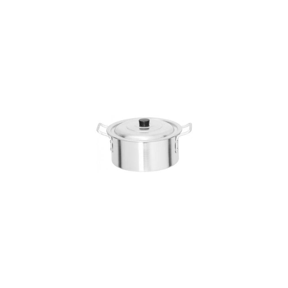 Caçarola Hotel - Com Tampa - Panela De Aluminio Com Tampa - Capacidade 7,00 L - Caçarola N° 28