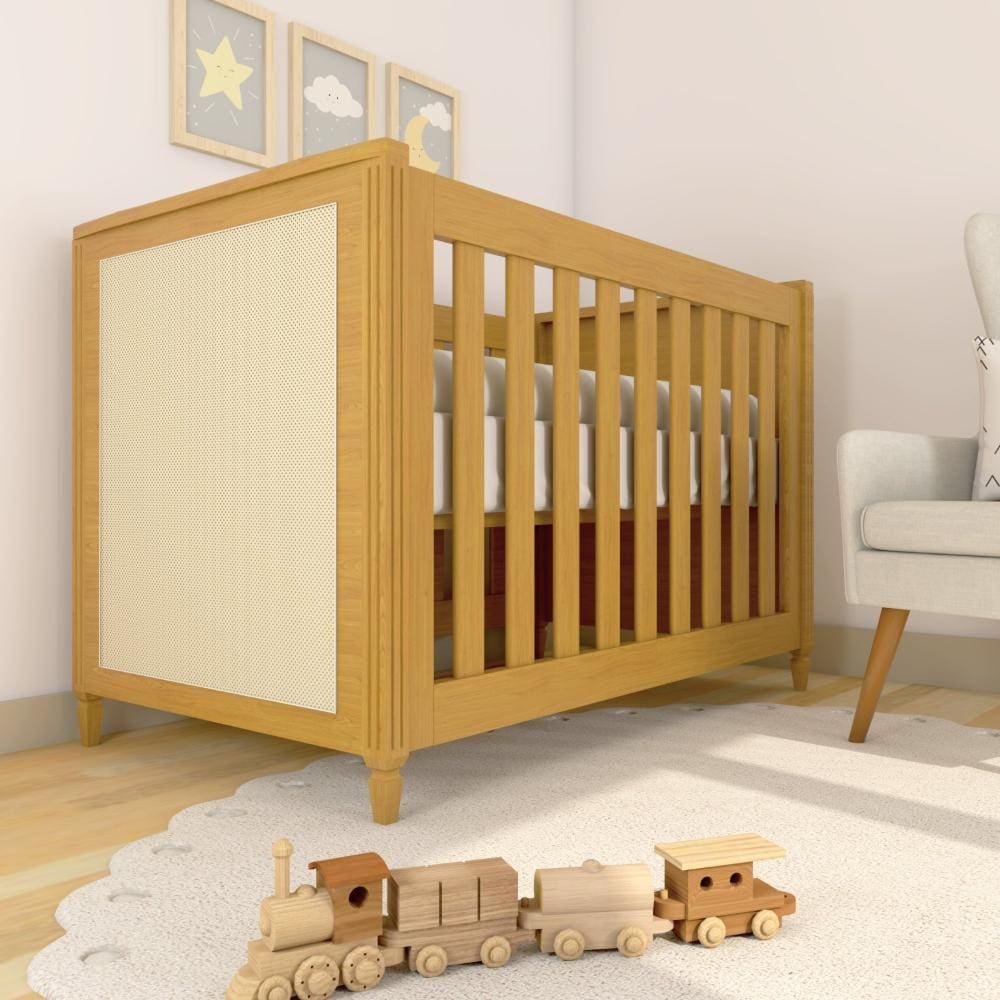 Berço Tudor Plus Timber Marrom