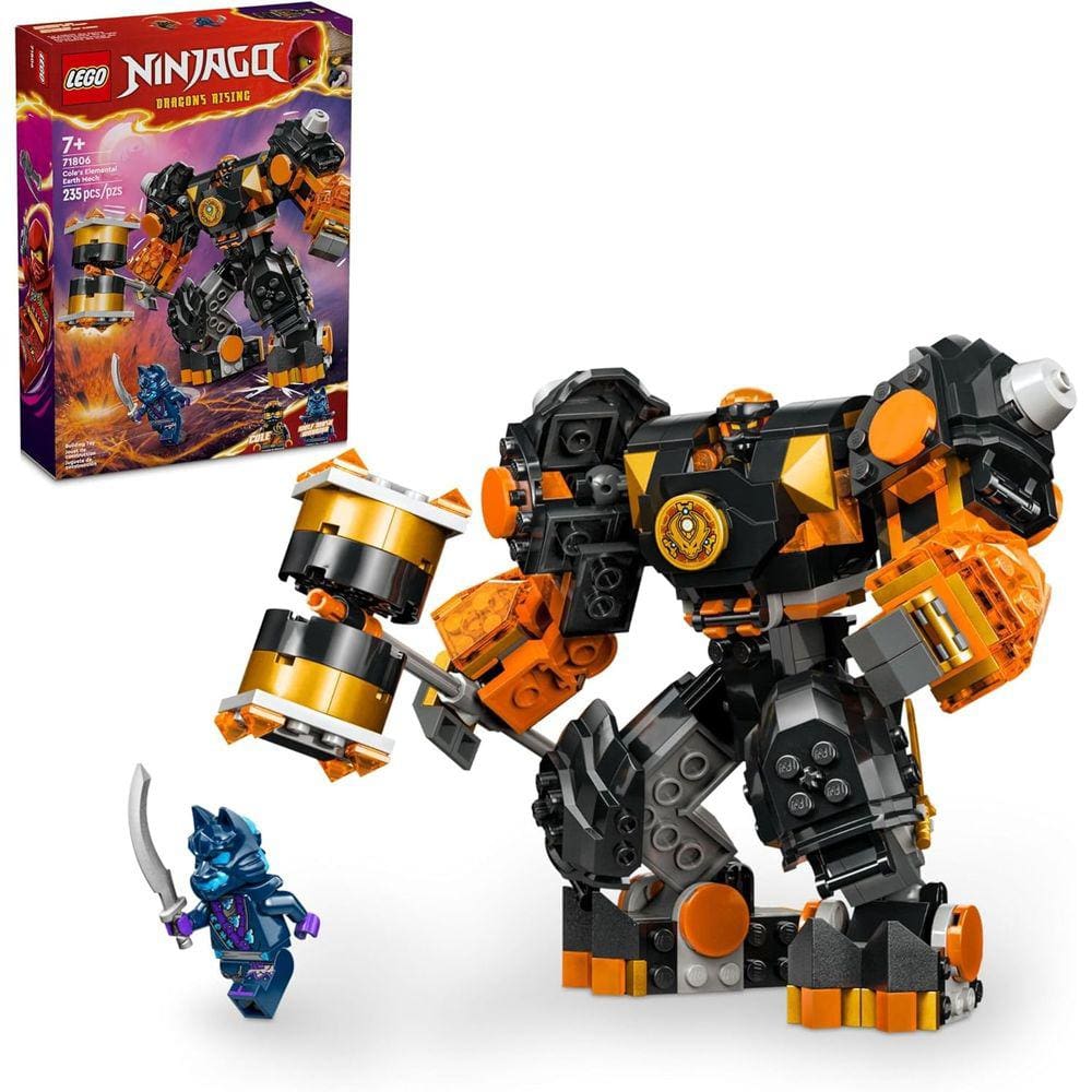 Lego Ninjago 71806 Robô Elemental da Terra do Cole