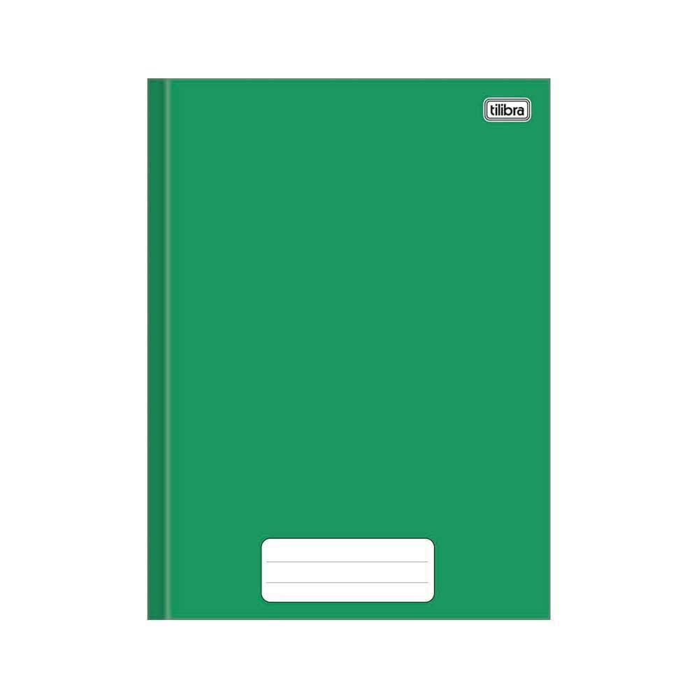 Caderno Brochura Verde 80 Folhas Pequeno - Tilibra