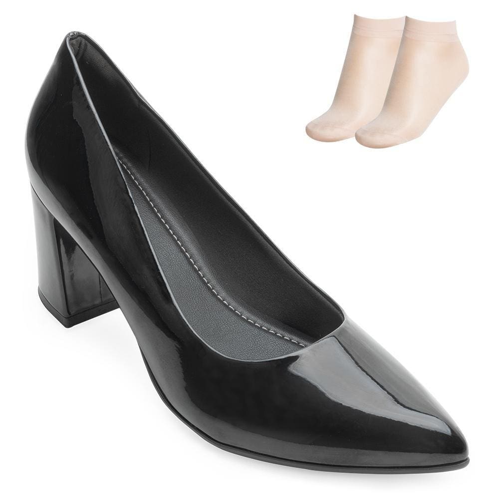 Scarpin Salto Piccadilly e Meia PD24-74513 VZ