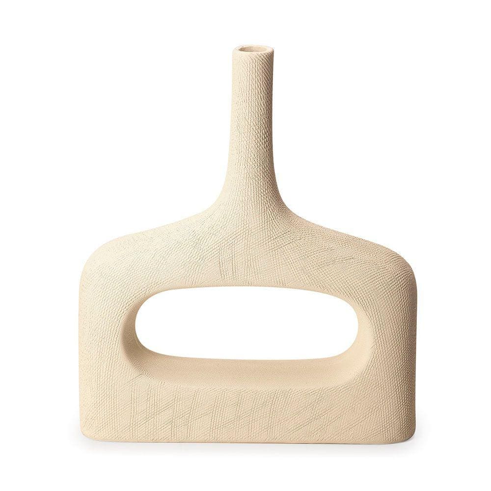 Vaso em Poliresina Bege - 33x30cm