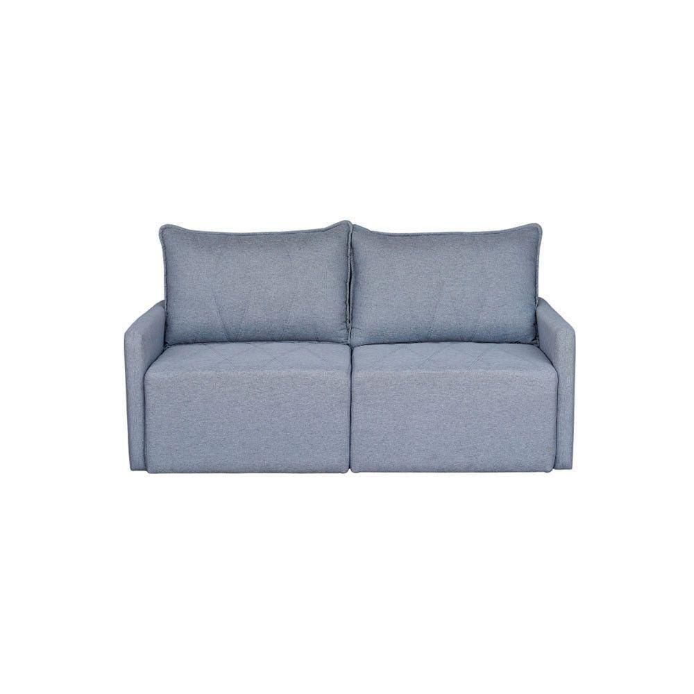 Sofá Cama Dubai Retratil E Reclinavel 3 Lugares Sofatec Azul