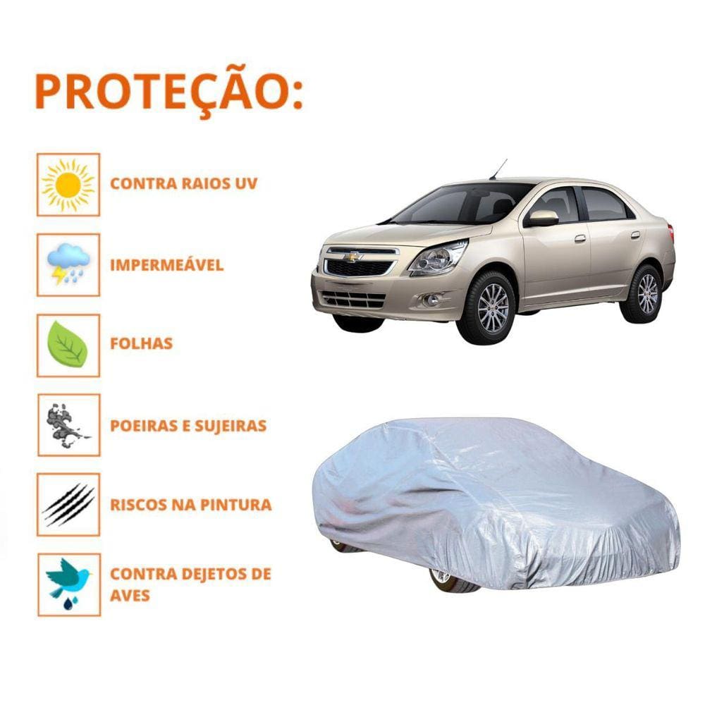 Capa De Cobrir Carro Chevrolet Cobalt Proteção Impermeável
