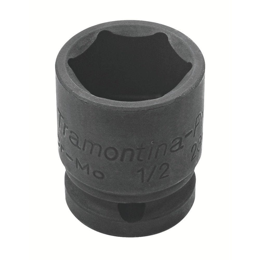 Soquete Impacto Sextavado Aço Cromo Molibdênio 8mm - Encaixe 1/2pol Tramontina Pro Tramontina