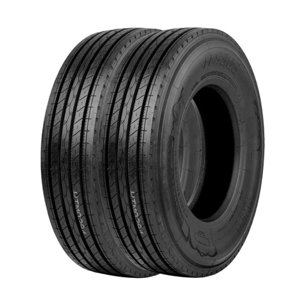 Jogo 2 Pneus Itaro Aro 22.5 ITS303 295/80R22.5 152L 18 Lonas - Direcional / Liso