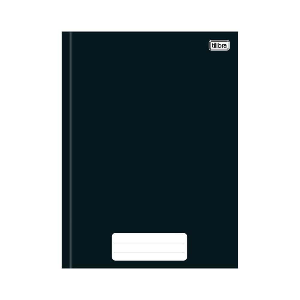 Caderno Brochura Preto 80 Folhas Grande - Tilibra