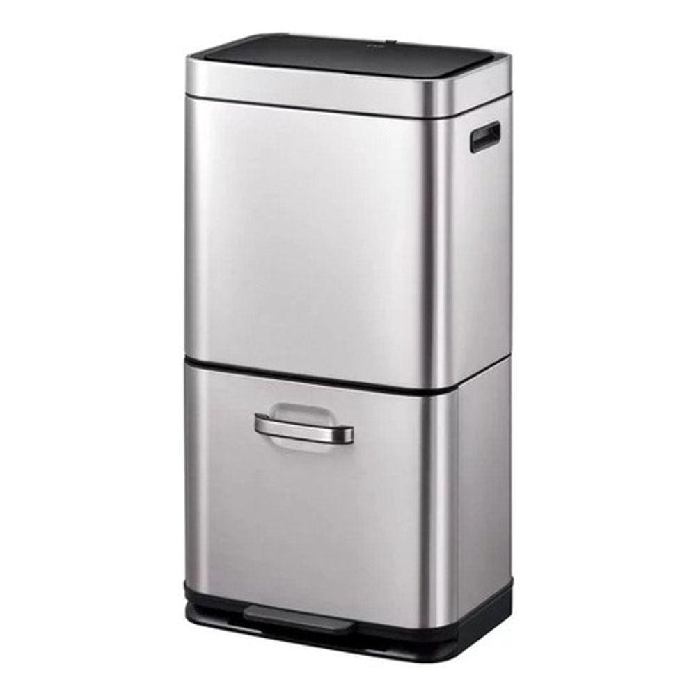 Lixeira Automatica Sensor Dupla 84x47x38cm (35l + 25l) Inox