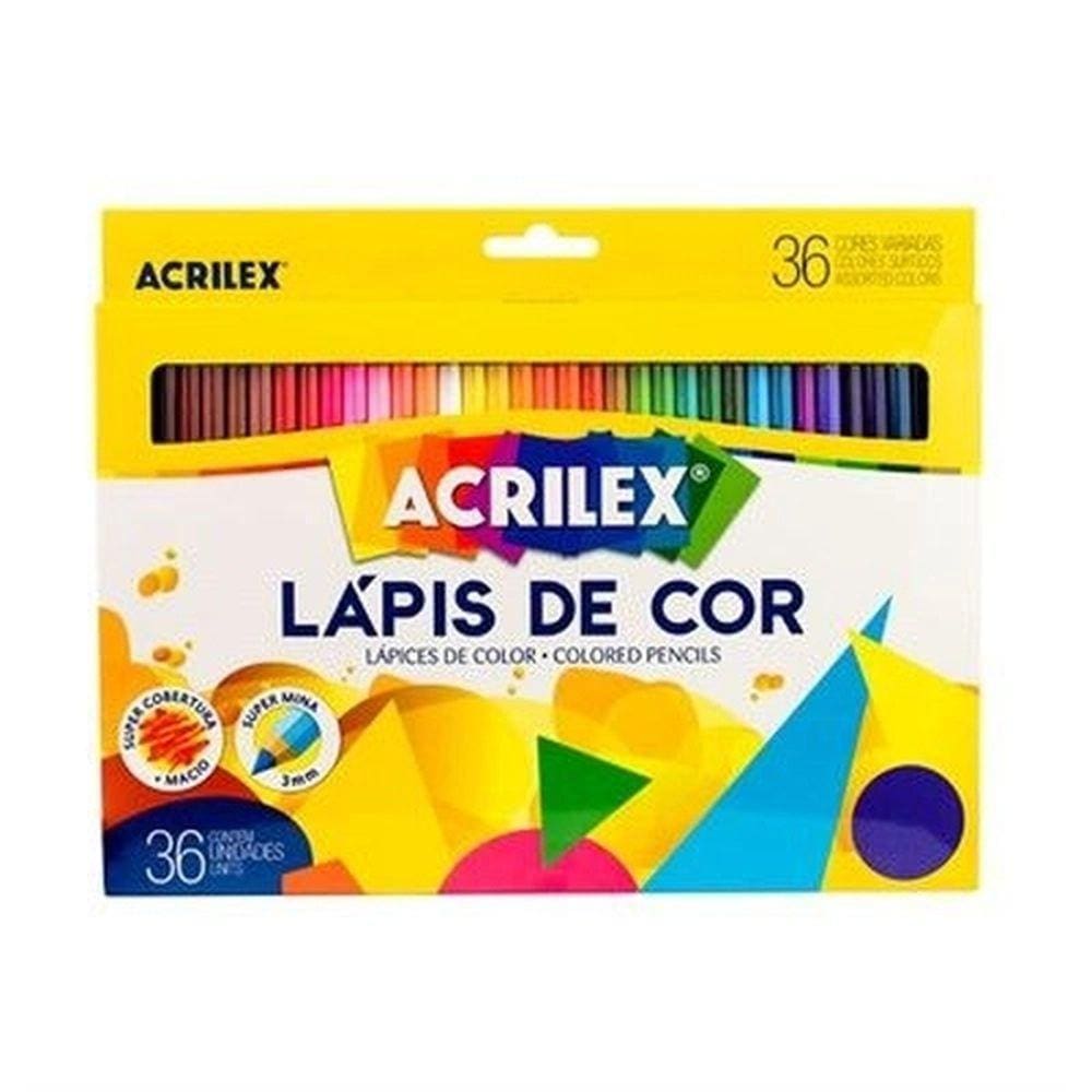 Lápis De Cor 36 Cores 9626 - ACRILEX