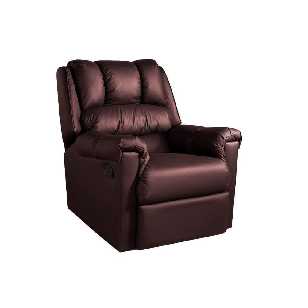 Poltrona Do Papai Reclinável Vermont Classic Zero Wall Giro E Balanço Courano Marrom - Probel