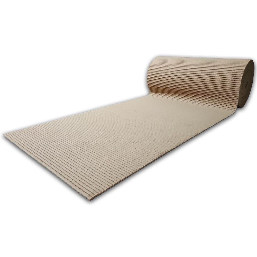 Tapete Passadeira Emborrachada Pvc Antiderrapante 0,65x5,00m Duna Bege