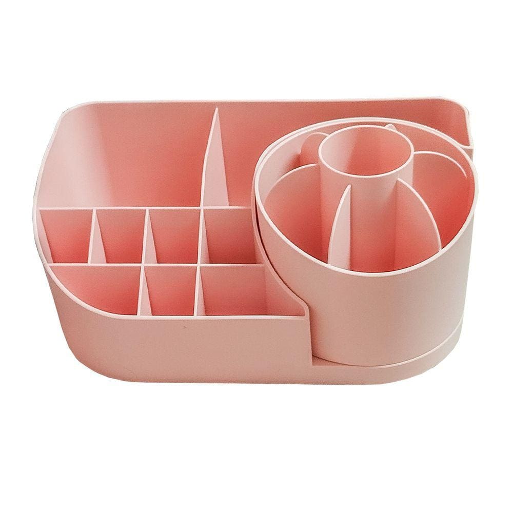 Organizador Multiuso Mesa 17 compartimentos Rosa