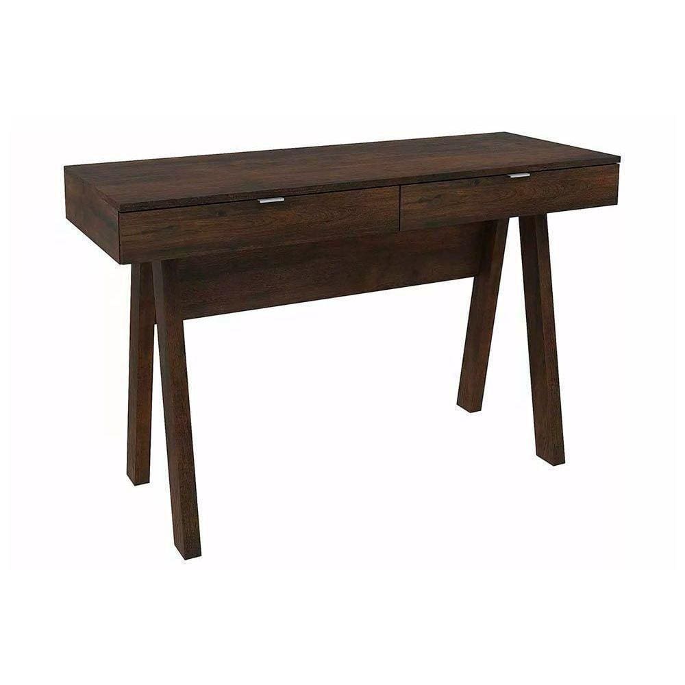 Escrivaninha P/ Escritório Me4128 C/ 2 Gavetas Rústico - Tecno Mobili