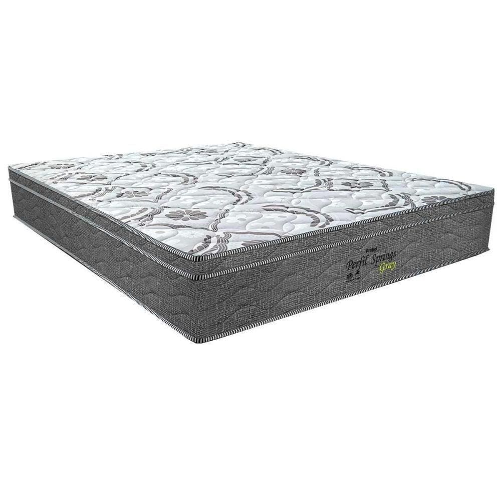 Colchão King Molas Ensacadas Perfil Springs Euro Pillow Gray (193x203x30)